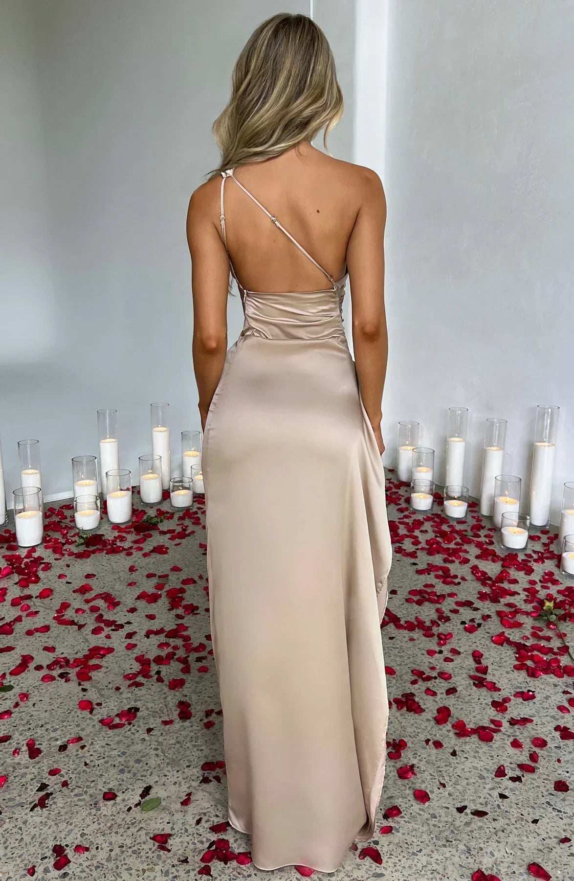 Luciana | Satin Grace Dress
